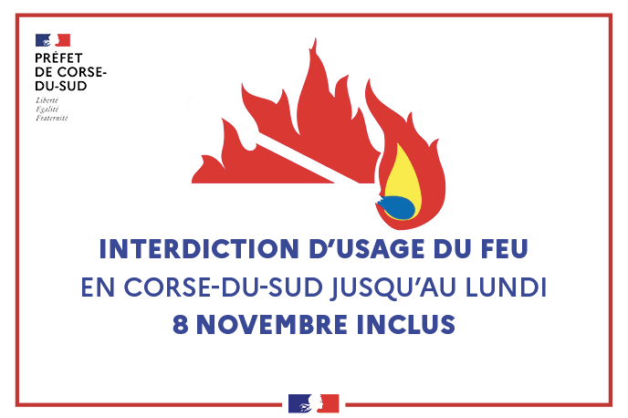INTERDICTION D’USAGE DU FEU