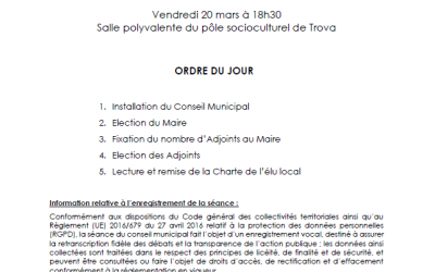 Séance du conseil municipal