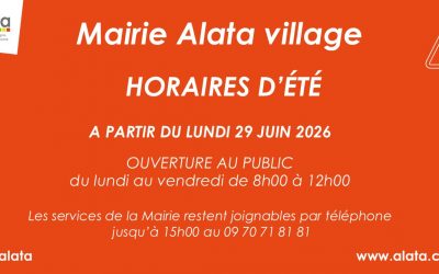 – NOUVEAUX HORAIRES –